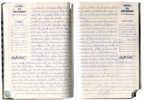 Journal intime lycéen - décembre 1992