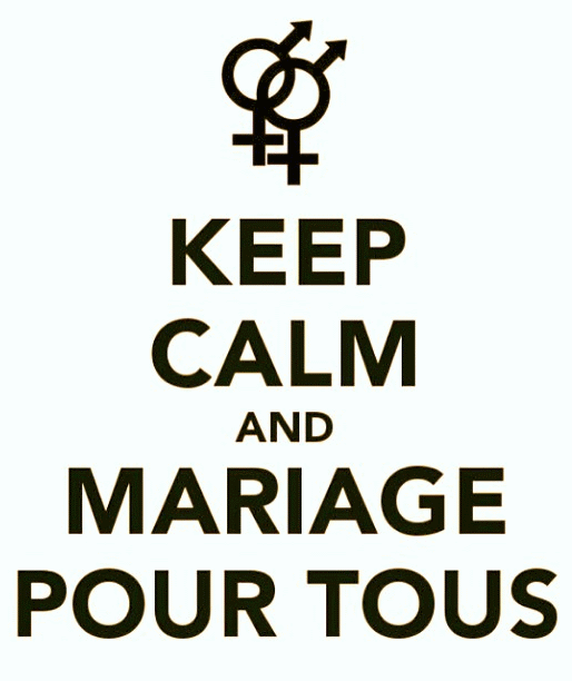 Keep calm and Mariage pour tous