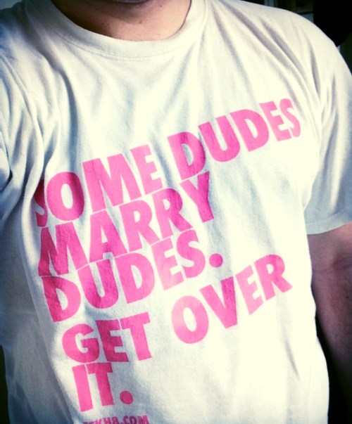 T-Shirt Mariage Gay