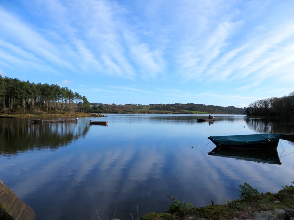 Vue de l'Aven au niveau du Hénan