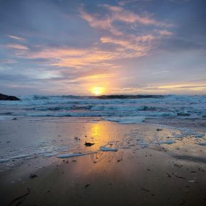 coucher de soleil à Bellangenet